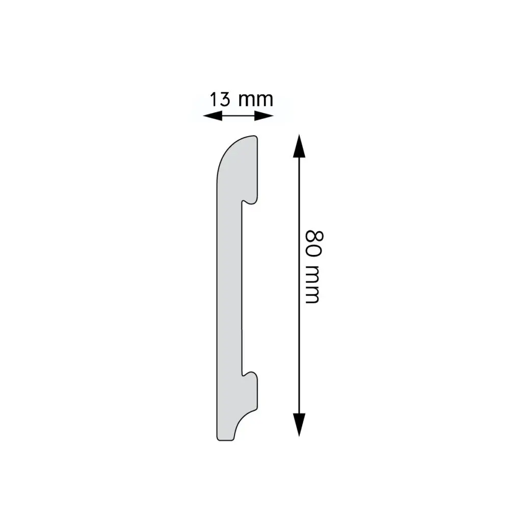 Listwa do podłogi LPC-11 Creativa by Cezar Listwa do podłogi LPC-11 Creativa by Cezar