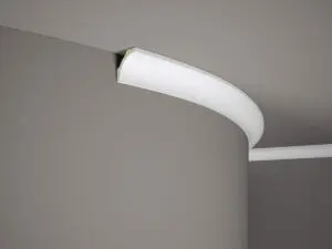 Białe giętkie listwy sufitowe MDB210F Mardom Decor
