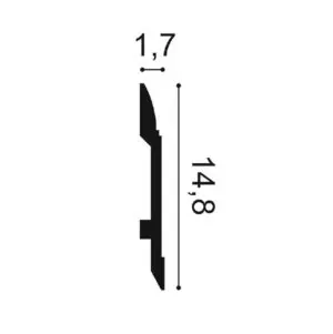 Listwa przypodłogowa elastyczna SX104F Orac