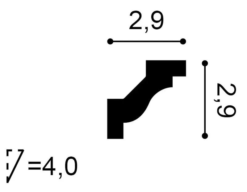 Listwy ozdobne przysufitowe C230 Orac Decor