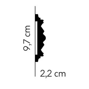 Mardom Decor listwa ścienna zdobiona D1541
