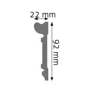 Listwa ścienna ozdobna Creativa LPC-21