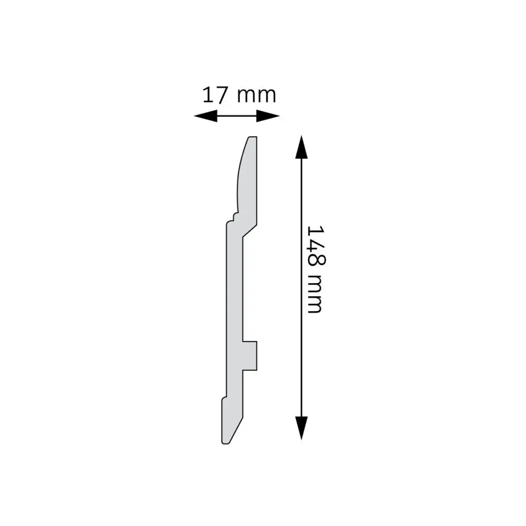 Listwa przypodłogowa klejona LPC-25 Creativa Listwa przypodłogowa klejona LPC-25 Creativa