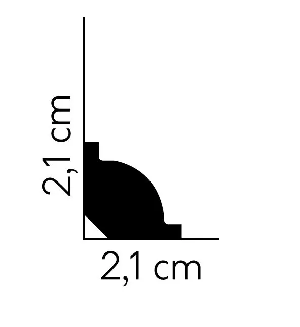 Listwy przypodłogowe minimalistyczne MD001P profil