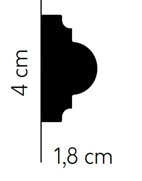 Profil listwy ściennej MD002 Mardom Decor Listwy ścienne MD002 Mardom Decor
