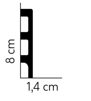 Listwa do podłogi MD014P Mardom Decor