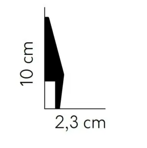 Listwy maskujące przypodłogowe MD016 Mardom