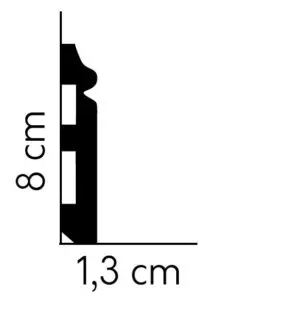 Listwy przypodłogowe elastyczne MD018F