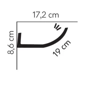 Listwa LEDowa sufitowa MD362 Mardom Decor