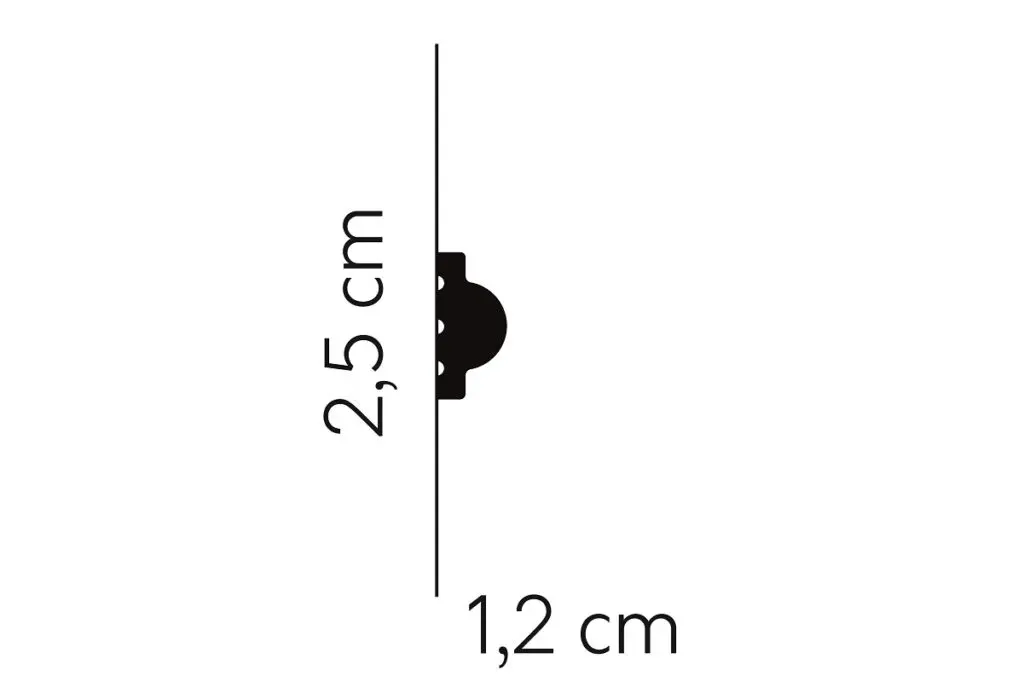 Listwy na ścianę przy schodach MD413 w aranżacji