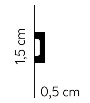 Białe listwy na ścianę MDD316 Mardom Decor