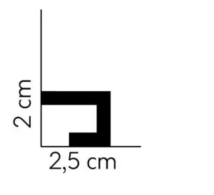 Ćwierćwałek przypodłogowy QL021 Mardom