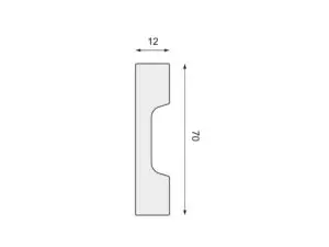 Listwy przypodłogowe minimalistyczne LPC-37M