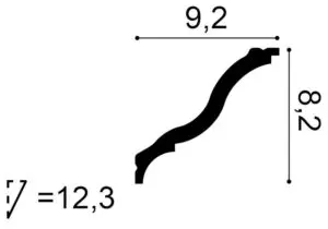 Listwa styropianowa sufitowa CB503 Orac Decor