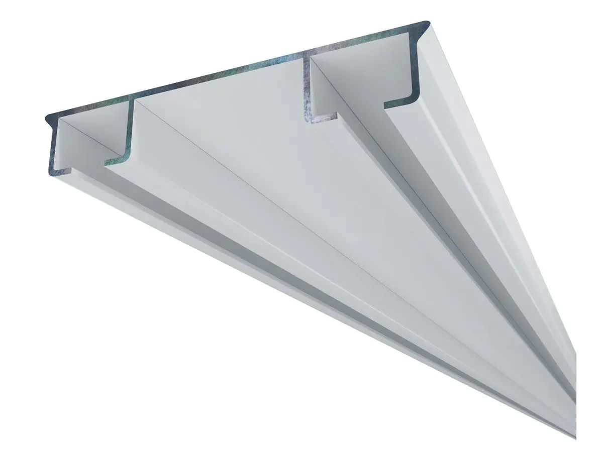Szyny karniszowe podwójne aluminiowe CHII-400a/2 cięte Creativa by Cezar RAL9016