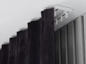 Szyny karniszowe podwójne aluminiowe CHII-400a/2 cięte Creativa by Cezar RAL9016