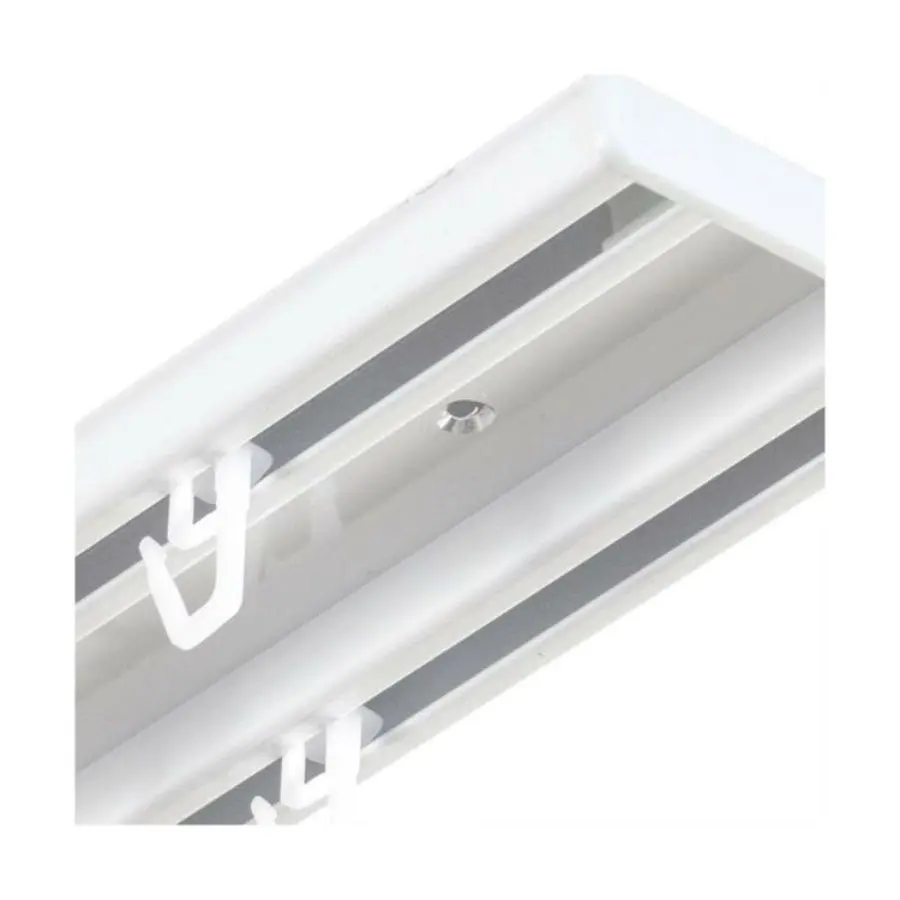 Szyny karniszowe podwójne aluminiowe CHII-300a/2 cięte Creativa by Cezar RAL9016