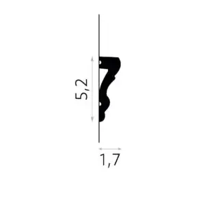 Ozdobna listwa na ścianę MD314F FLEX Mardom