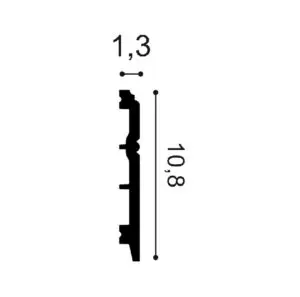 Nowoczesne listwy przypodłogowe SX105 Orac