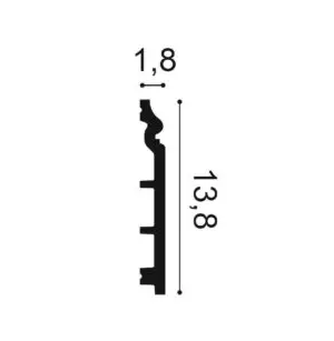 Białe listwy podłogowe SX118-RAL9003 Orac