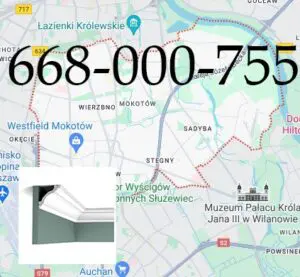 Listwy poliuretanowe Mokotów