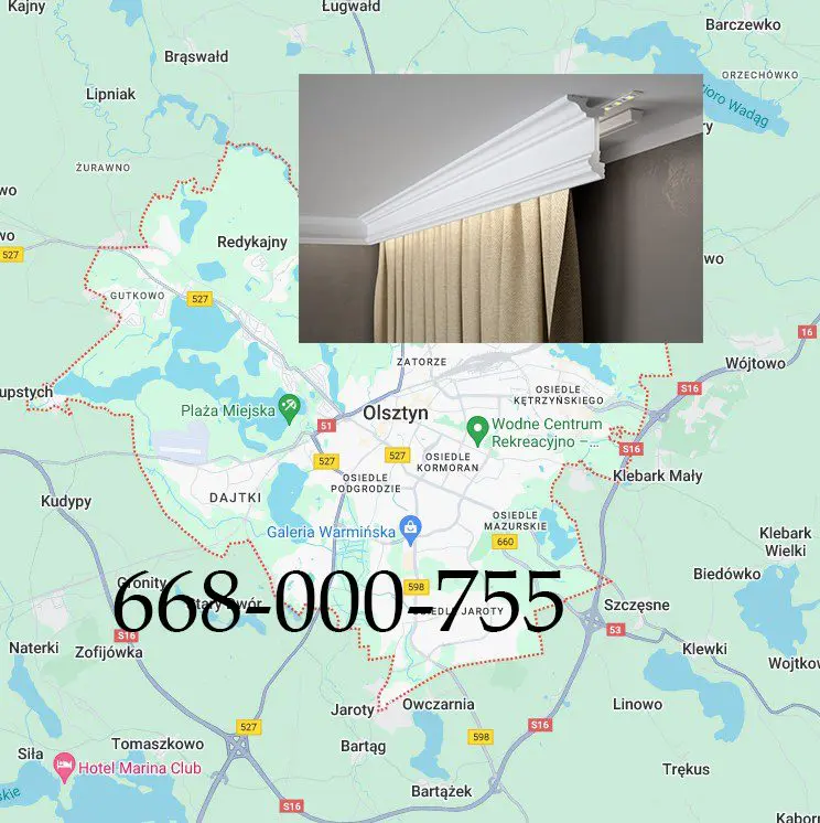 Listwa karniszowa Olsztyn Listwa karniszowa Olsztyn
