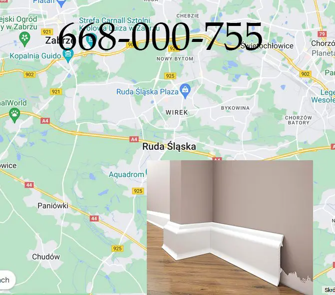 Grube listwy przypodłogowe Ruda Śląska