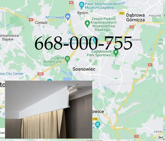 Listwa karniszowa Sosnowiec Listwa karniszowa Sosnowiec