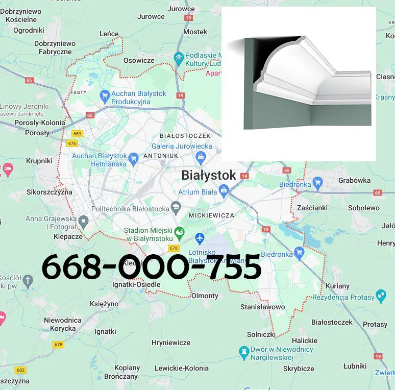 Listwy przysufitowe Białystok Listwy przysufitowe Białystok
