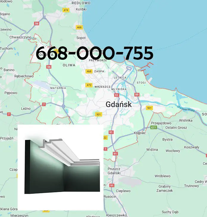 Listwy przysufitowe Gdańsk Listwy przysufitowe Gdańsk