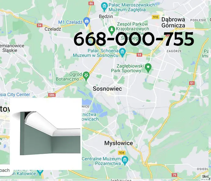 Listwy przysufitowe Sosnowiec Listwy przysufitowe Sosnowiec