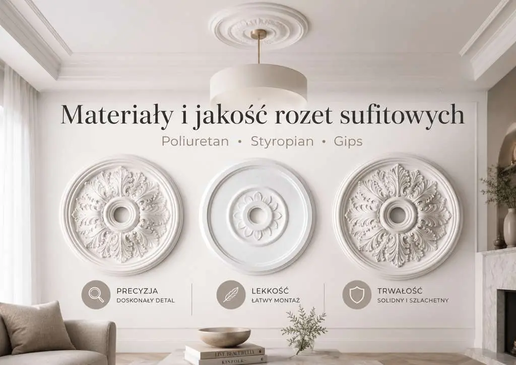 materiały i jakość rozet sufitowych materiały i jakość rozet sufitowych