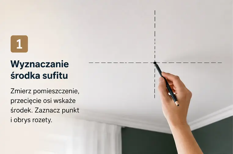 Wyznaczanie środka sufitu